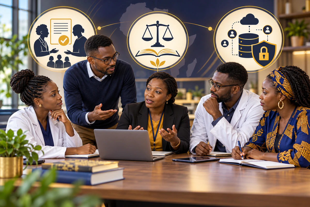 African professionals illustrating Responsible Conduct of Research